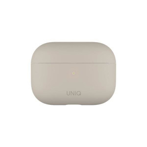 Силиконов калъф за слушалки UNIQ Lino - AirPods Pro бежов - Img 2