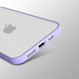 Силиконов полупрозрачен гръб Milky - iPhone 12 Pro черен - Img 11