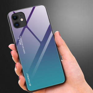 Стъклен гръб - iPhone 12 mini черен / червен - Img 7