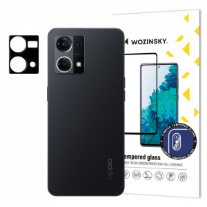 Стъклен протектор за камера с пълно покритие 9H WOZINSKY - OPPO Reno7 5G Camera - Img 2
