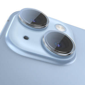 Стъклен протектор за камера BASEUS - iPhone 14 / 14 Plus - Img 3