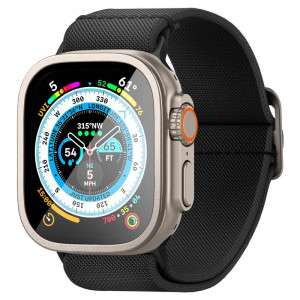 Стъклен протектор с метална рамка SPIGEN Tr Slim Pro - Apple Watch Ultra 49mm / Ultra 2 49mm TITANIUM - Img 2