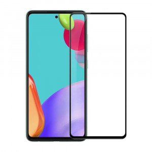 Стъклен протектор DeTech, за Samsung Galaxy A53, 3D Full glue, 0.3mm, Черен - 52727 - Img 1