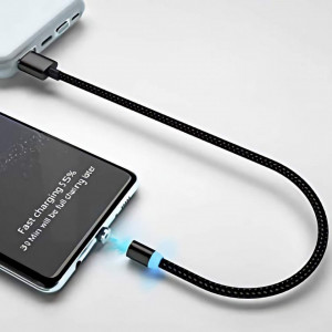 Тапичка преходник за магнитен USB Lightning кабел сребриста - Img 7