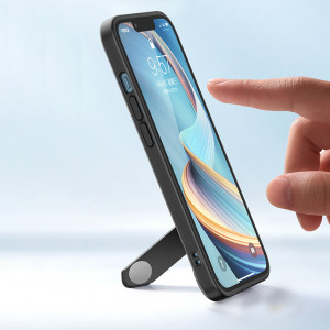 Твърд гръб с гел рамка и стойка UGREEN Fusion - iPhone 13 Pro черен - Img 10