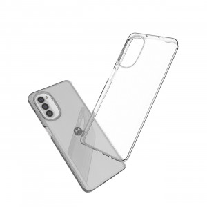 Тънък силиконов гръб 0.5mm - Moto g52 / g82 прозрачен - Img 6