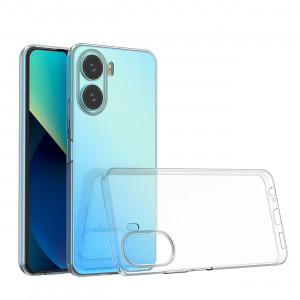 Тънък силиконов гръб 0.5mm - Vivo Y02s / Y16 thin cover прозрачен - Img 8