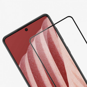Ултратънък 0.2mm 9H закален стъклен протектор NILLKIN Amazing CP+Pro - Samsung Galaxy A73 5G с черна рамка - Img 7