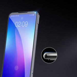 Ултратънък 0.2mm 9H закален стъклен протектор NILLKIN Amazing H+ Pro AGC - Xiaomi черен Shark 3 Pro с черна рамка - Img 6