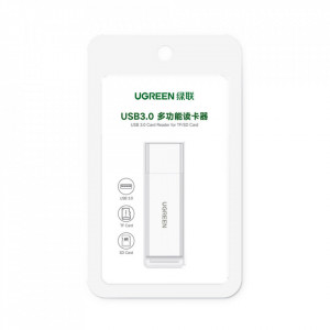 Четец за карти памет UGREEN SD / micro SD към USB 3.0 (CM104) черен - Img 5