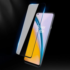 10D закален стъклен протектор с пълно покритие DUX DUCIS съвместим с гръб - OnePlus Nord N200 5G с черна рамка - Img 8