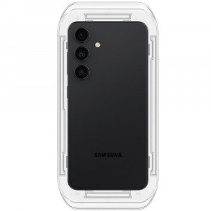 2 бр. закален стъклен протектор SPIGEN TR Ez Fit с инструмент за поставяне - Samsung Galaxy S24+ - Img 7