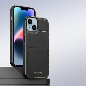 3 в 1 гръб със стойка и слот за карти Dux Ducis Rafi MagSafe със система против кражба - iPhone 15 Plus черен - Img 6
