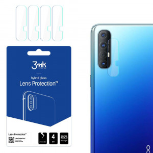 4 бр. гъвкав протектор за камера 3mk Lens Protection - OPPO Reno3 Pro