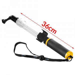 Float Selfie Pole Extendable Floating Monopod for GoPro SJCAM черен - Img 3