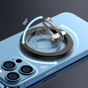 Joyroom kit multifunctional magnetic стойка за кола ring phone support черен (JR-ZS294) - Img 7