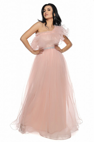 Rochie lunga roz antic U