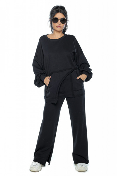 Trening asimetric HelenBoutique negru