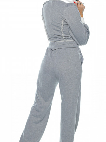 Pantalon trening H 01 gri - Img 5