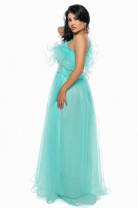 Rochie lunga tulle menta U - Img 6