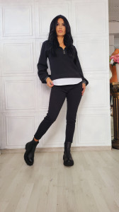 Compleu Alesia negru - Img 2