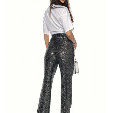 Pantalon larg din paiete Emma - Img 1