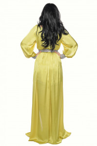 Rochie din satin olive - Img 6