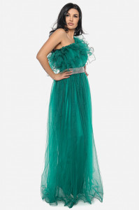 Rochie lunga verde U - Img 3