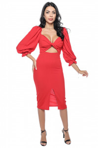 Rochie midi elastica - Img 2