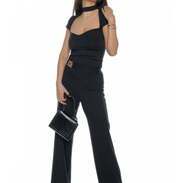 Compleu 2 piese cu pantalon larg si bluza sexy Lonna1 - Img 7