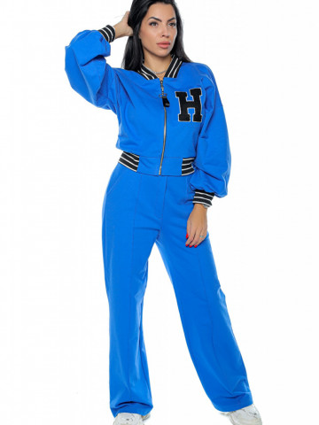 Pantalon trening H 01 albastru - Img 2