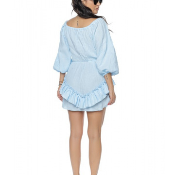 Rochie Anita bleu - Img 5
