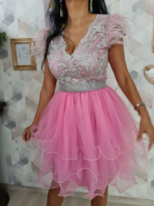 Rochie Erika roz - Img 4