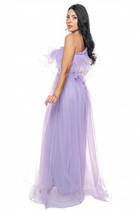 Rochie lunga lila U - Img 4