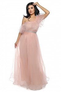 Rochie lunga roz antic U - Img 2