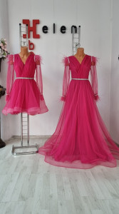 Set Plasa fucsia scurt