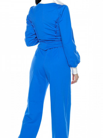 Pantalon trening H 01 albastru - Img 8