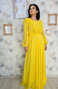 Rochie voal galbena - Img 1