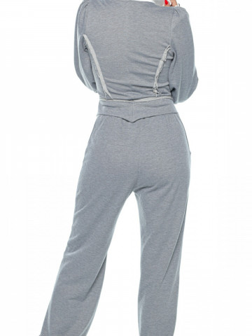 Pantalon trening H 01 gri - Img 2