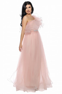Rochie lunga roz antic U - Img 3