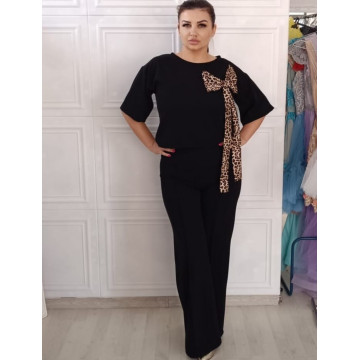 COMPLEU 2 PIESE BLUZA SI PANTALON CARLY BEJ - Img 6