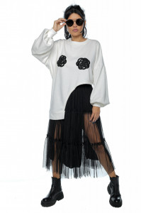Fusta tulle negru - Img 1