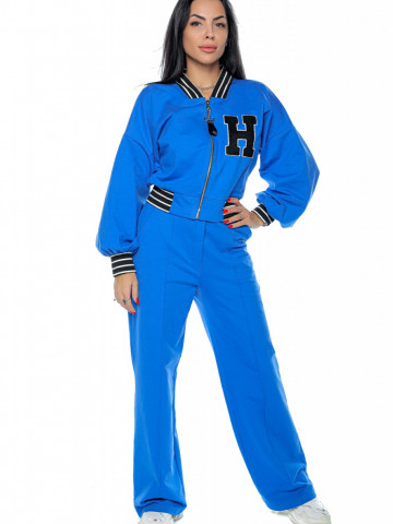 Pantalon trening H 01 albastru - Img 6