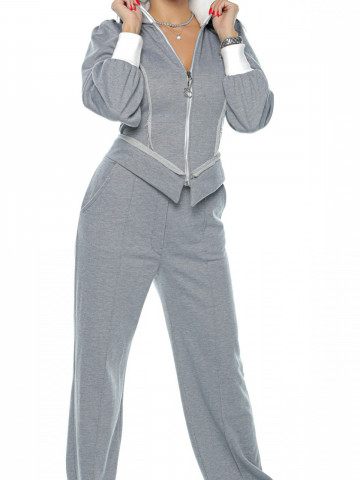Pantalon trening H 01 gri - Img 3
