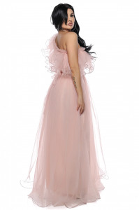 Rochie lunga roz antic U - Img 5