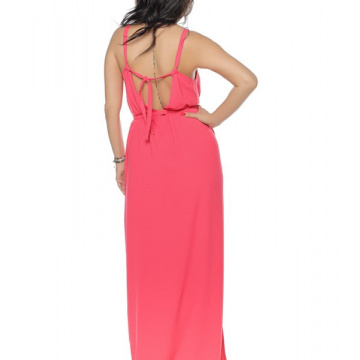 Rochie Sarah lunga corai - Img 2