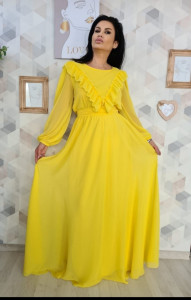 Rochie voal rosu - Img 2