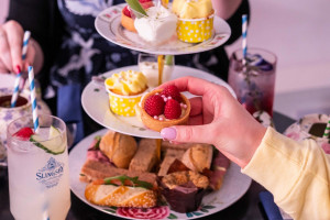 Gin Afternoon Tea for Two at Brigit's Bakery Covent Garden