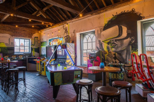 Gaming with Pizza and Cocktails for Two at Playhouse