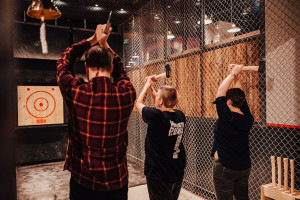 Urban Axe Throwing with a House Drink for Two at Whistle Punks, Leeds, Manchester or Bristol